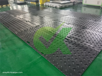 1250x3100mm skid steer ground protection mats for swamp ground